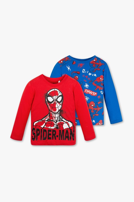 Marwell Spiderman Bluzka bawełna 134 dwupak