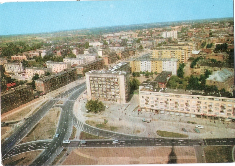 BIAŁYSTOK - MIASTO Z GÓRY + RONDO - 1972R