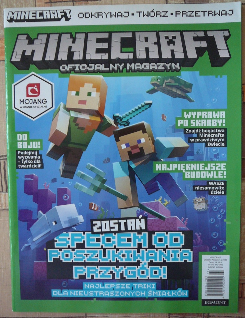 Minecraft 3/2020 stan bardzo dobry ~~_Promocja_~~**##