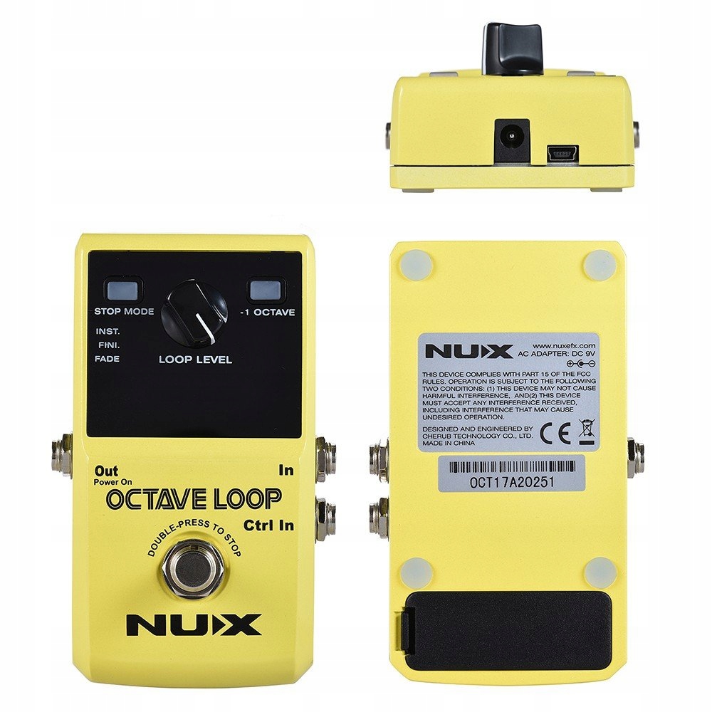 Купить NUX Octave Loop — гитарный лупер + медиатор: отзывы, фото и ...