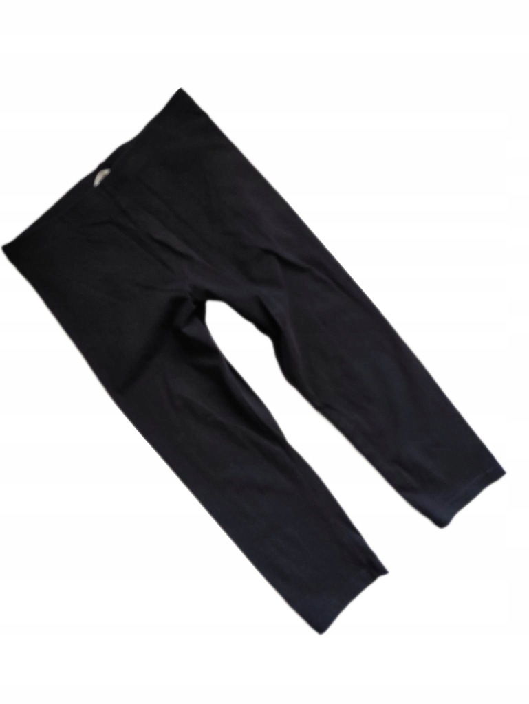 NM41*H&M* Czarne getry legginsy bawełna 3 / 4 134