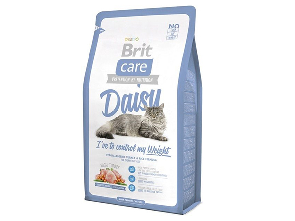 Brit Care Cat Light Daisy z Indykiem 2kg