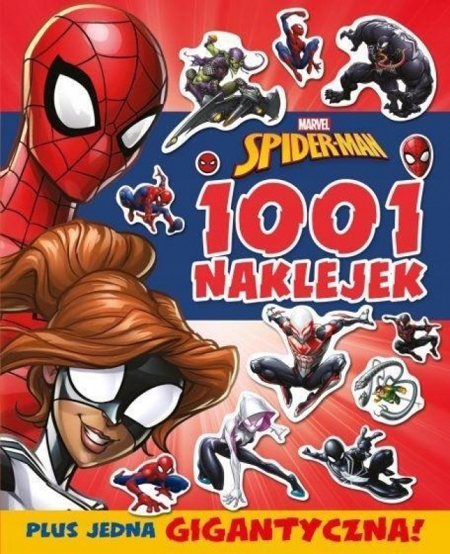 1001 NAKLEJEK MARVEL SPIDER MAN PRACA ZBIOROWA