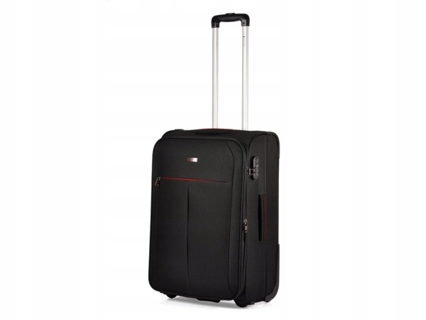 Średnia walizka PUCCINI EM-50308 czarna LATINA