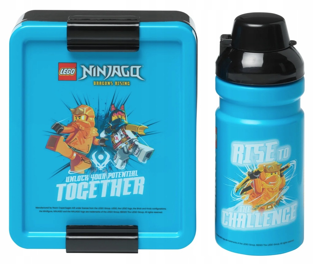 LEGO LUNCHBOX 40581741 Ninjago Pojemniki Bidon i Box Dragons Rising