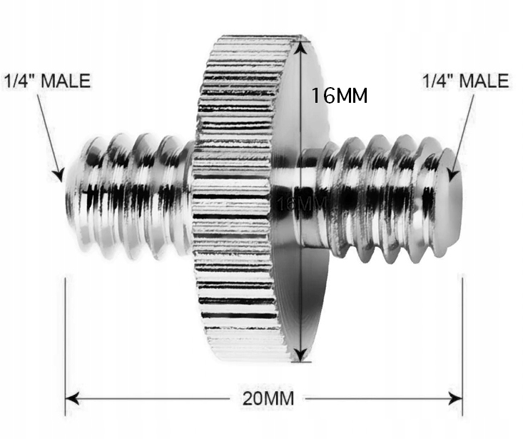 Купить Винт адаптера для штатива, наружная резьба 1/4: отзывы, фото, характеристики в интерне-магазине Aredi.ru