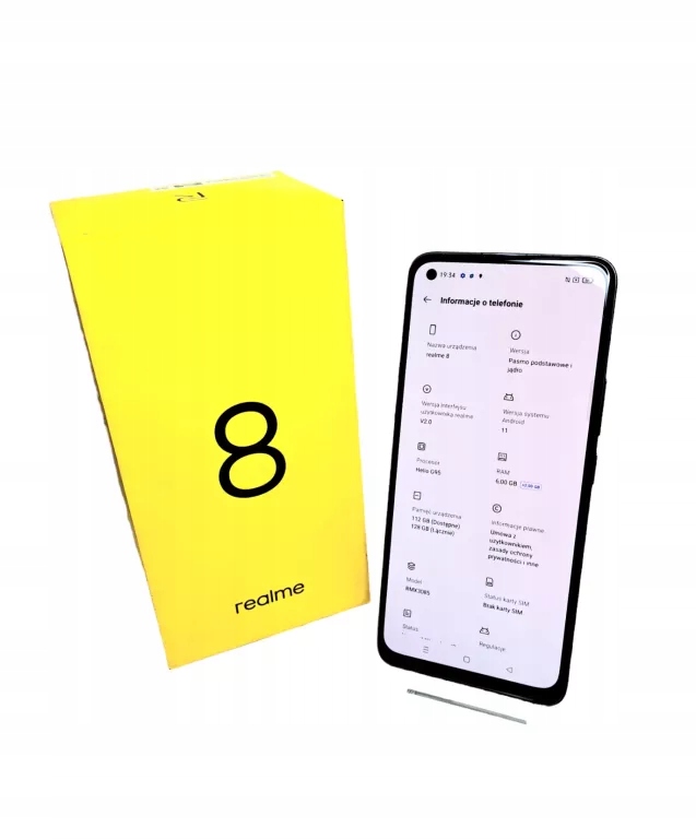 TELEFON REALME 8 / KOMPLET - 12676966118 - oficjalne archiwum Allegro
