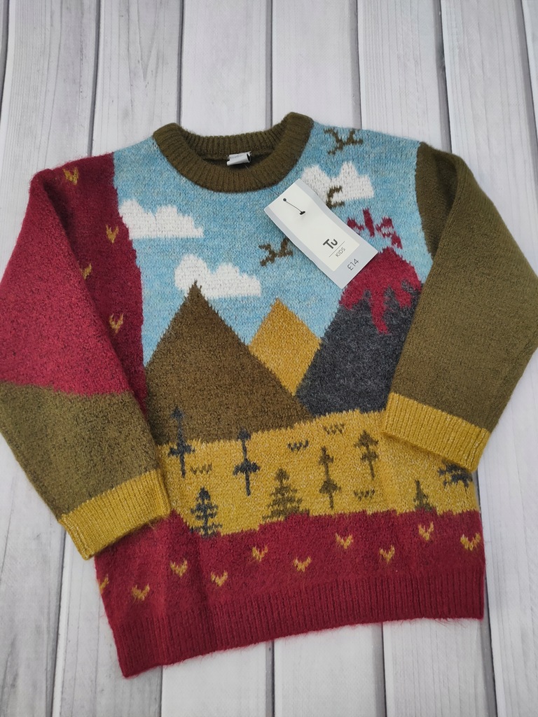 TU Sweterek dla chłopca akryl r. 98/104