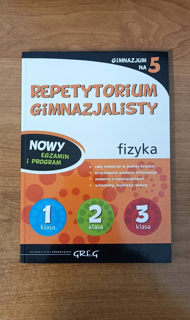 Repetytorium gimnazjalisty fizyka M.Tworowska