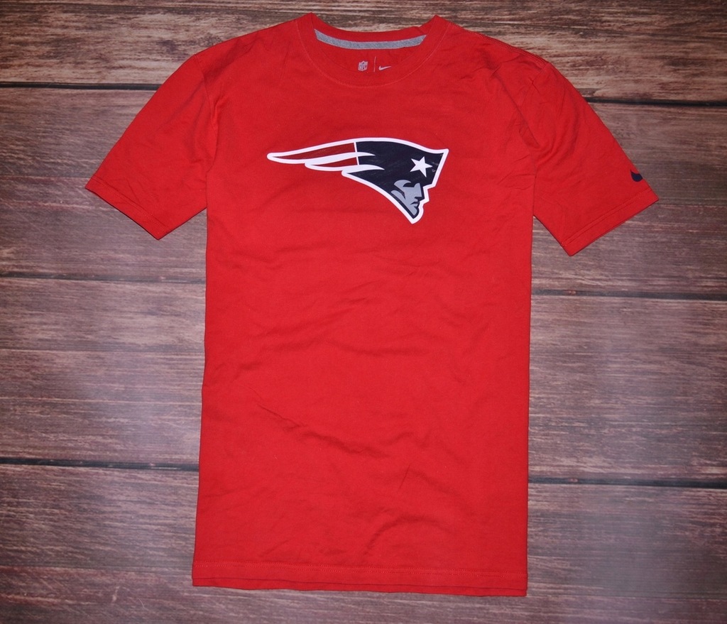 NIKE NEW ENGLAND PATRIOTS RED TEE T-SHIRT MEN L