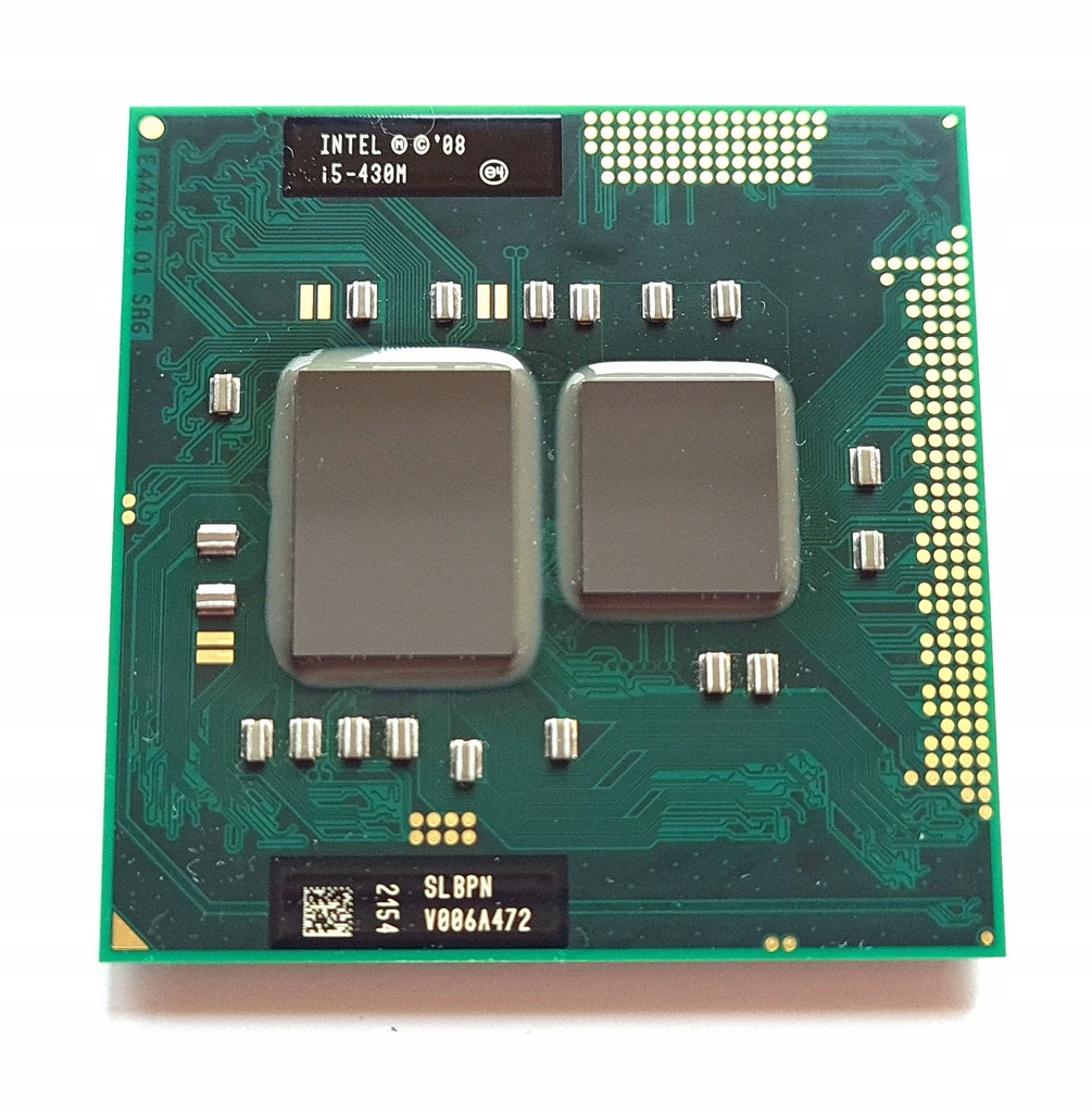 CPU Intel Core i5-430M SLBPN 2.26GHz / 2.53GHz