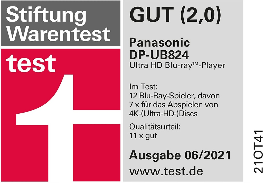 Купить Blu-ray-плеер Panasonic DP-UB824 Ultra HD 4K: отзывы, фото и ...