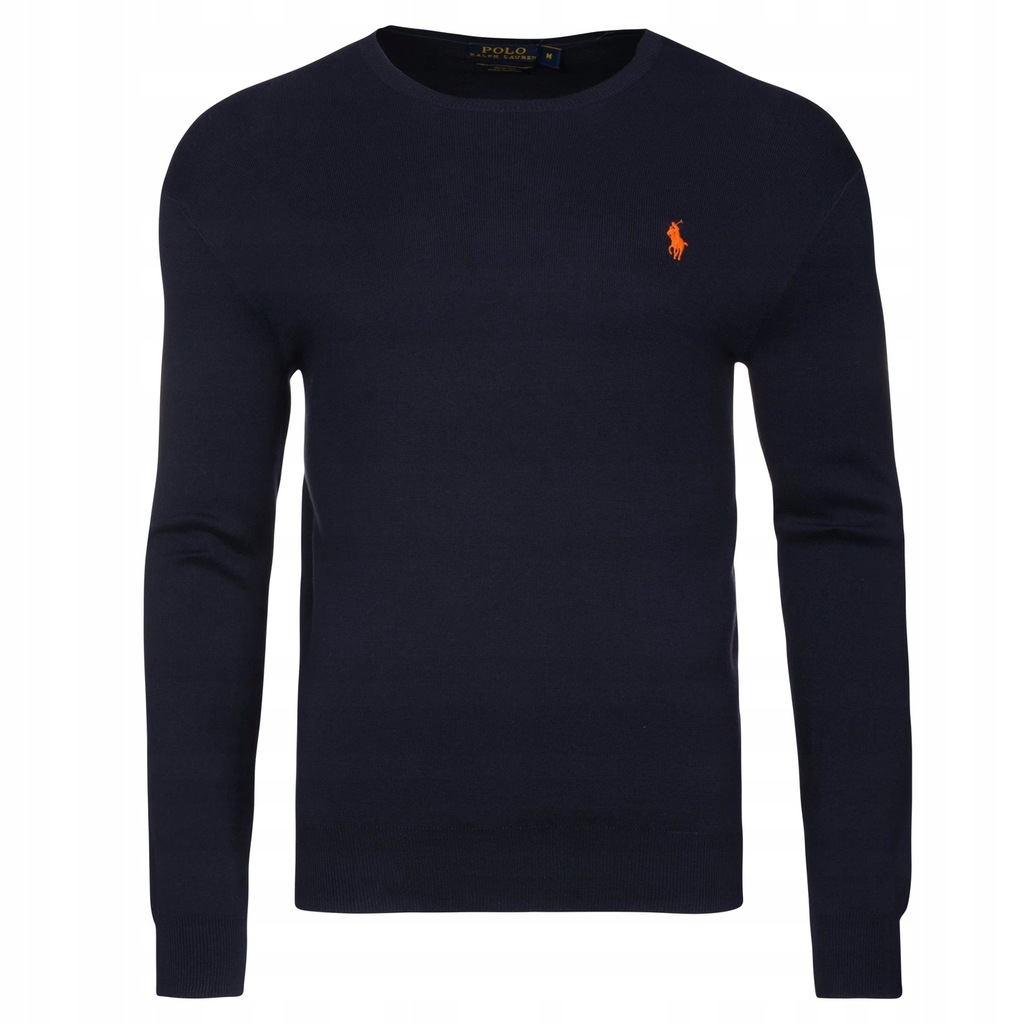 Sweter męski Ralph LAUREN SLim Fit Granatowy r.M