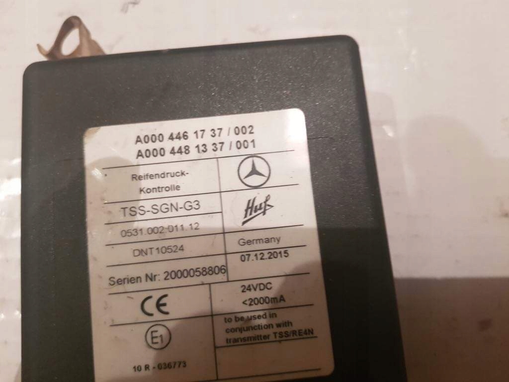 Moduł Ciśnienia Opon 0004461737 Mercedes Actros - 9346370430 - Oficjalne Archiwum Allegro