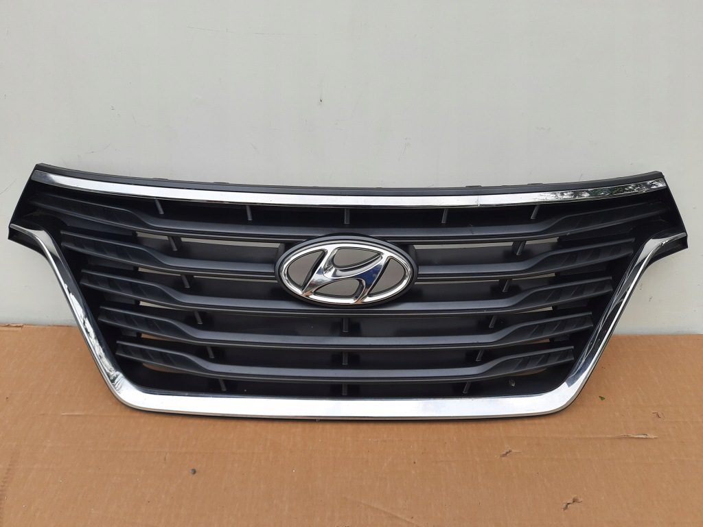 HYUNDAI H1 LIFT GRILL ATRAPA LOGO ORYGINAŁ! - 10766071461 - oficjalne ...
