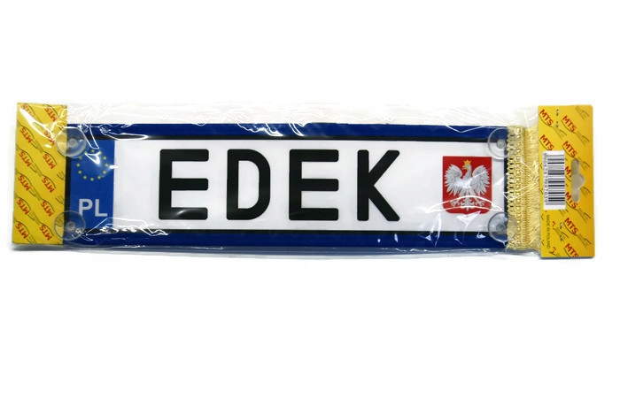 PROPORCZYK tablica imienna EDEK TIR BUS