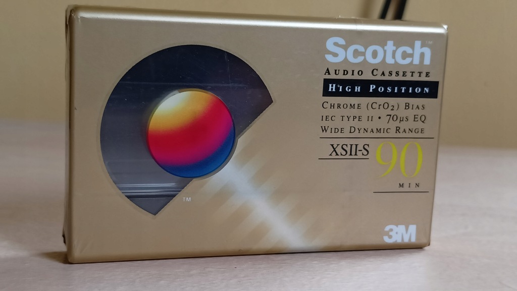 Kaseta magnetofonowa SCOTCH XS II-S 90 Nowa.Opis?