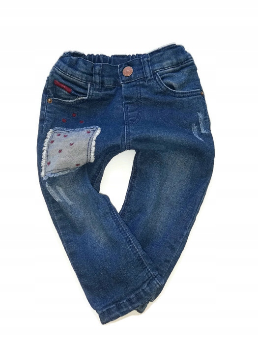 ZARA jeansy rurki ocielane roz. 68/74