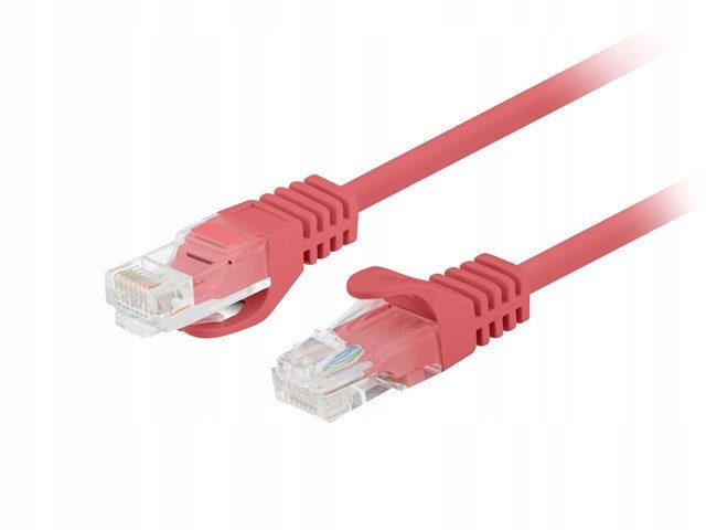 PATCHCORD KAT.6 UTP 3M CZERWONY FLUKE PASSED LANBERG 10-PACK