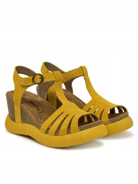 fly london Sandały Damskie FLY LONDON-GAIT959FLY YELLOW żółty
