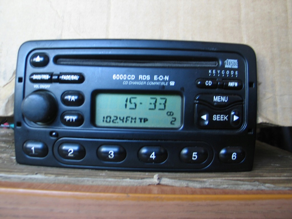 radio samochodowe ford mondeo focus 6000cd + kod