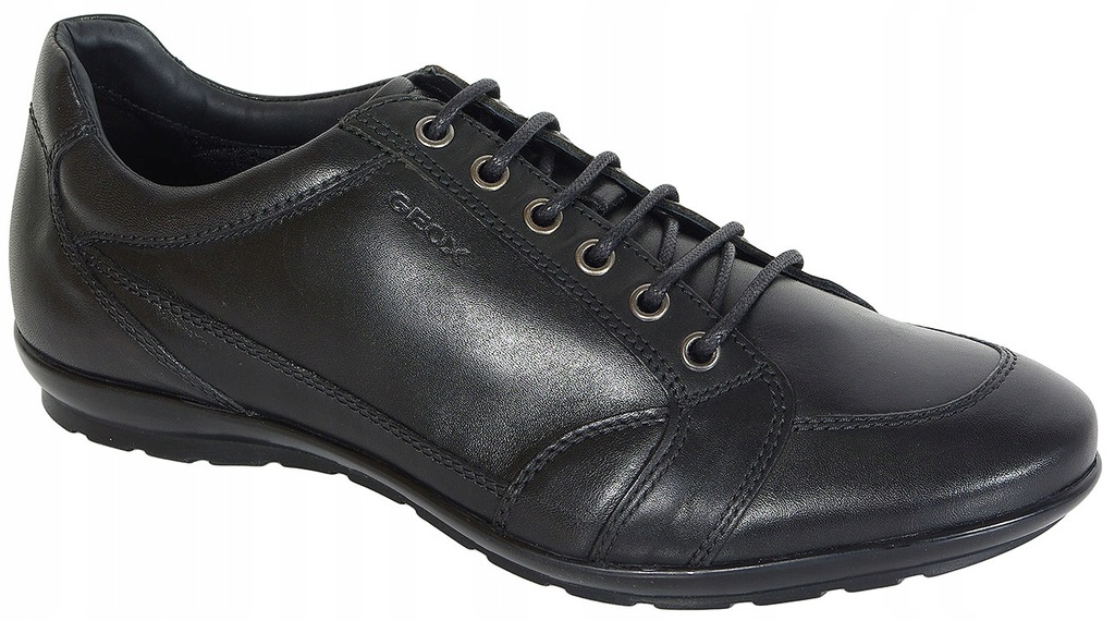 GEOX Symbol D sneakers smooth leather black 45