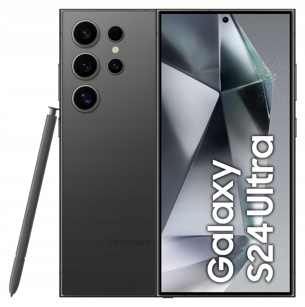 Smartfon SAMSUNG Galaxy S24 Ultra 5G 12/256GB Czarny (Titanium Black) SM-S9