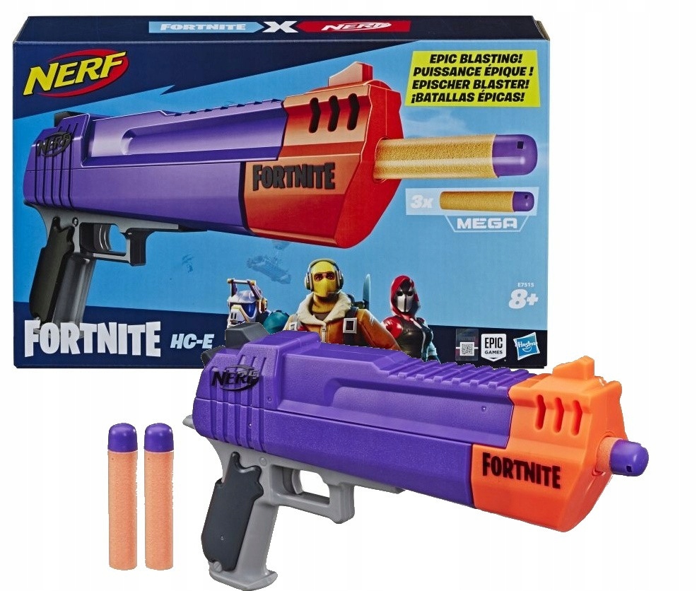 Купить NERF FORTNITE LAUNCHER MEGA HC-E 3 РУЖЬЯ E7515: отзывы, фото и ...