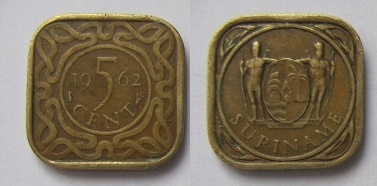 Surinam 5 cent 1962