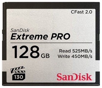 Karta SanDisk CF 128GB Extreme Pro CFAST 2.0