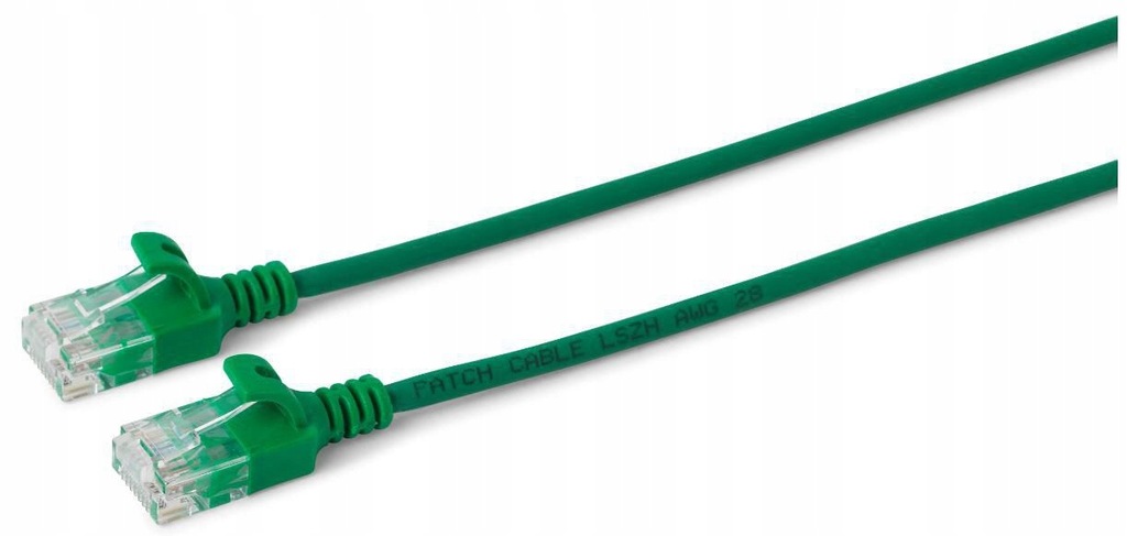 MicroConnect U/UTP CAT6A Slim 2M Green