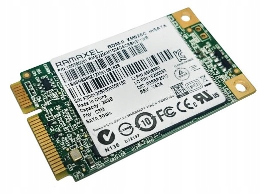 DYSK LAPTOP 1,8" 24GB RAMAXEL RDM-II XM020C