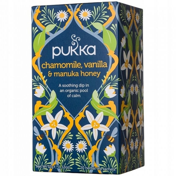 herbatka CHAMOMILE, VANILLA & MANUKA bio PUKKA