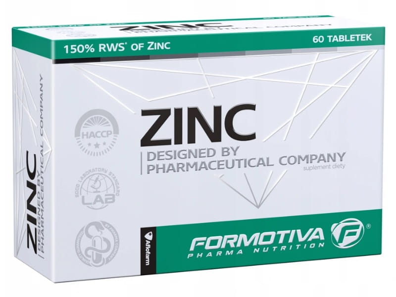 Formotiva Cynk Zinc 60tab 15mg Pikolinian Cynku