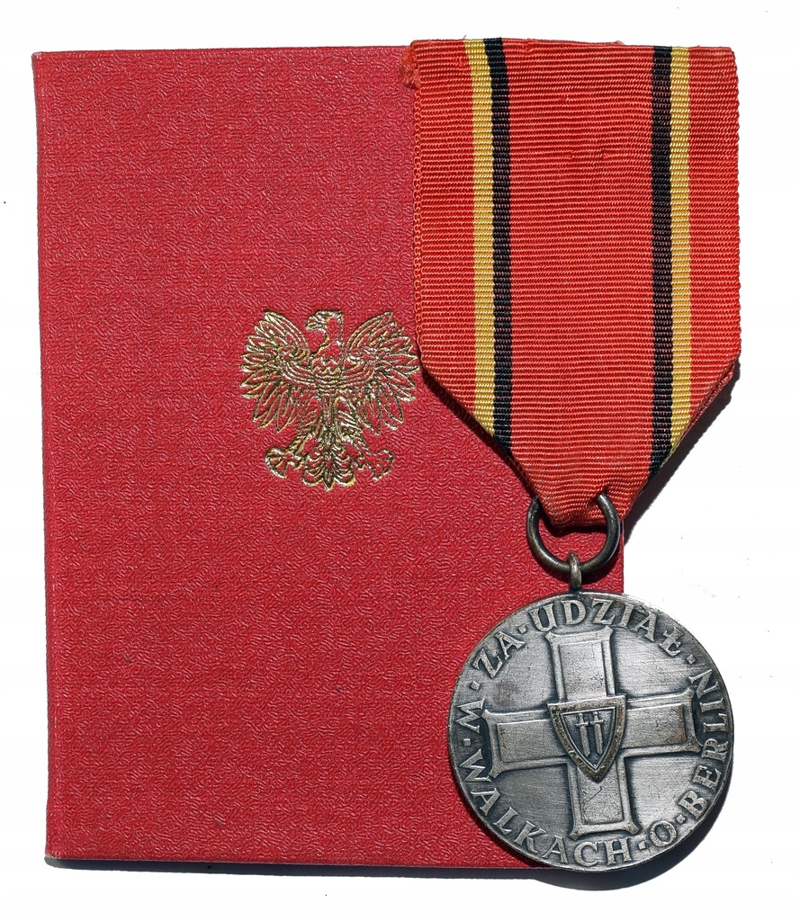 Medal za Berlin 1945 - żołnierka Powstanie 1944 baon ODWET a potem 2 AWP