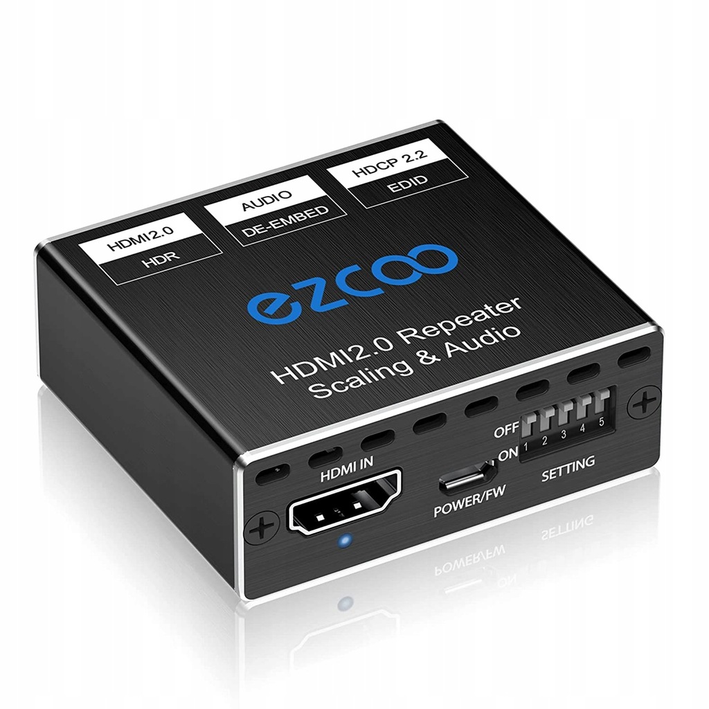 EZCOO Ekstraktor Audio Rozdzielacz HDMI 2.0 OUTLET