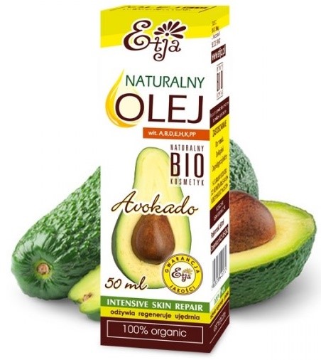 Etja Olej Avokado Bio 50Ml Intensywnie Nawilża