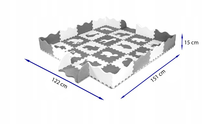 Купить Развивающий коврик ПЕНА ПАЗЛ Дети ЖИВОТНЫЕ: отзывы, фото, характеристики в интерне-магазине Aredi.ru