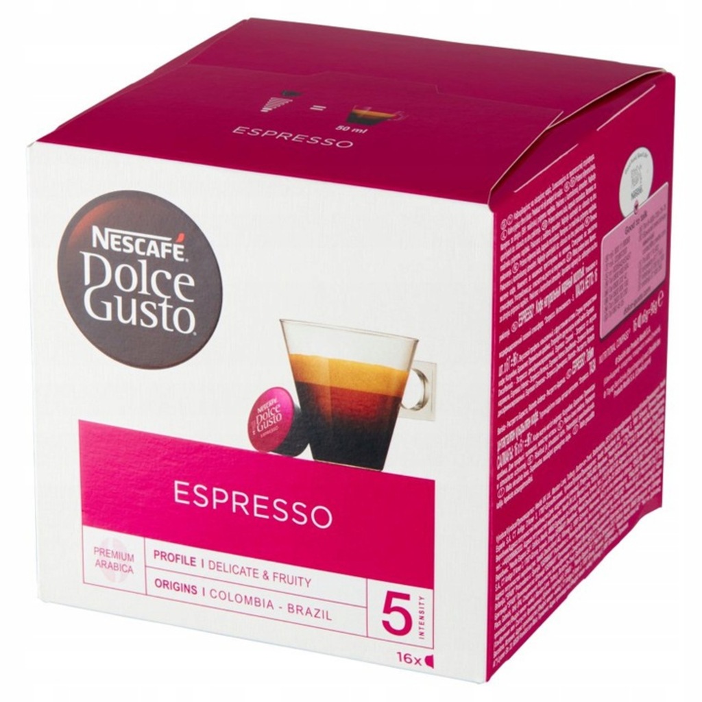 Kapsułki do ekspresu NESCAFE Dolce Espresso 16szt. 13240722446