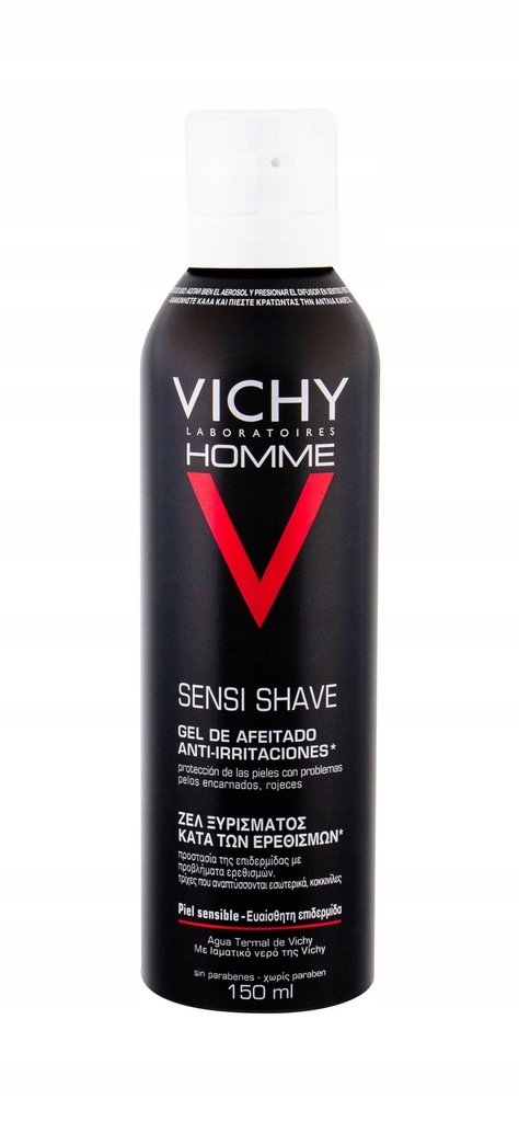 Vichy Homme 200 ml dla mężczyzn Żel do golenia