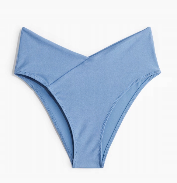H&M Dół Od Kostiumu Kąpielowego Bikini Niebieskie Majtki Rozmiar 38