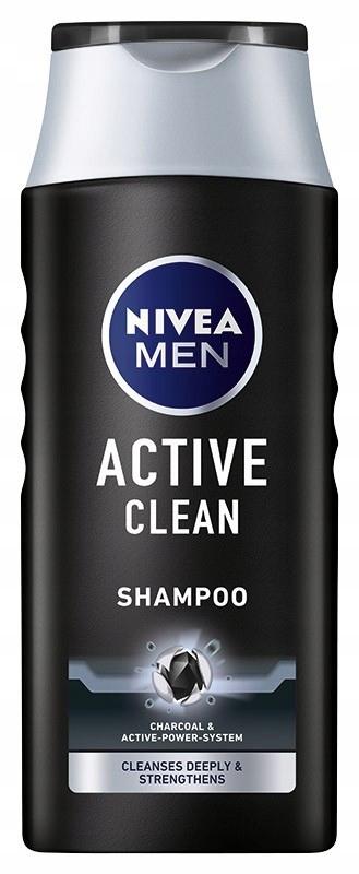 NIVEA MEN ACITVE CLEAN SZAMPON Z WĘGLEM 250ML