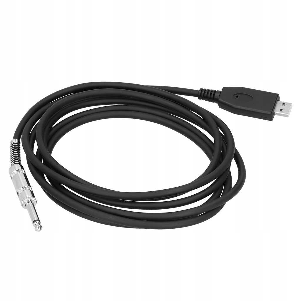 USB do 6.35mm Kabel Audio Gitary Elektrycznej