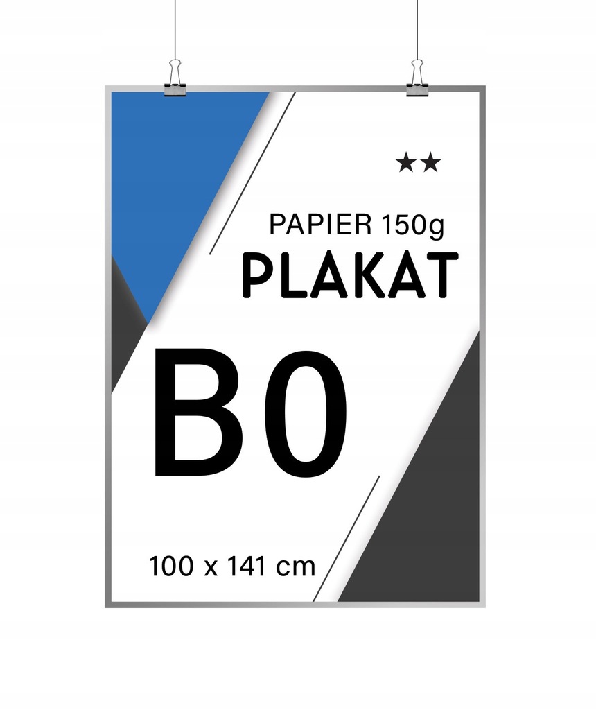 Plakat Standard (150 g) B0 (100 x 140 cm)