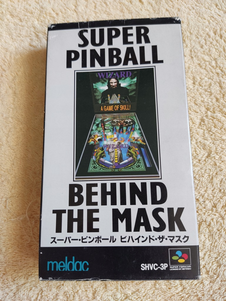 Super Pinball Behind the Mask Super Famicom