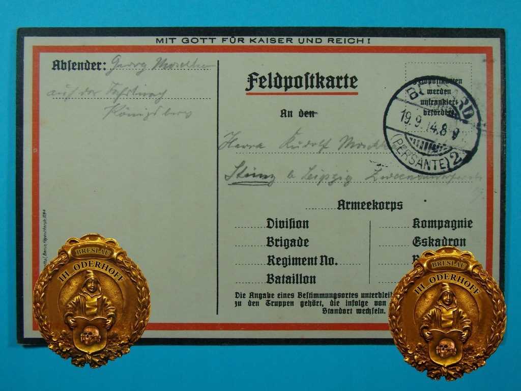 1914 Belgard=Feldpostkarte,Lux H6038