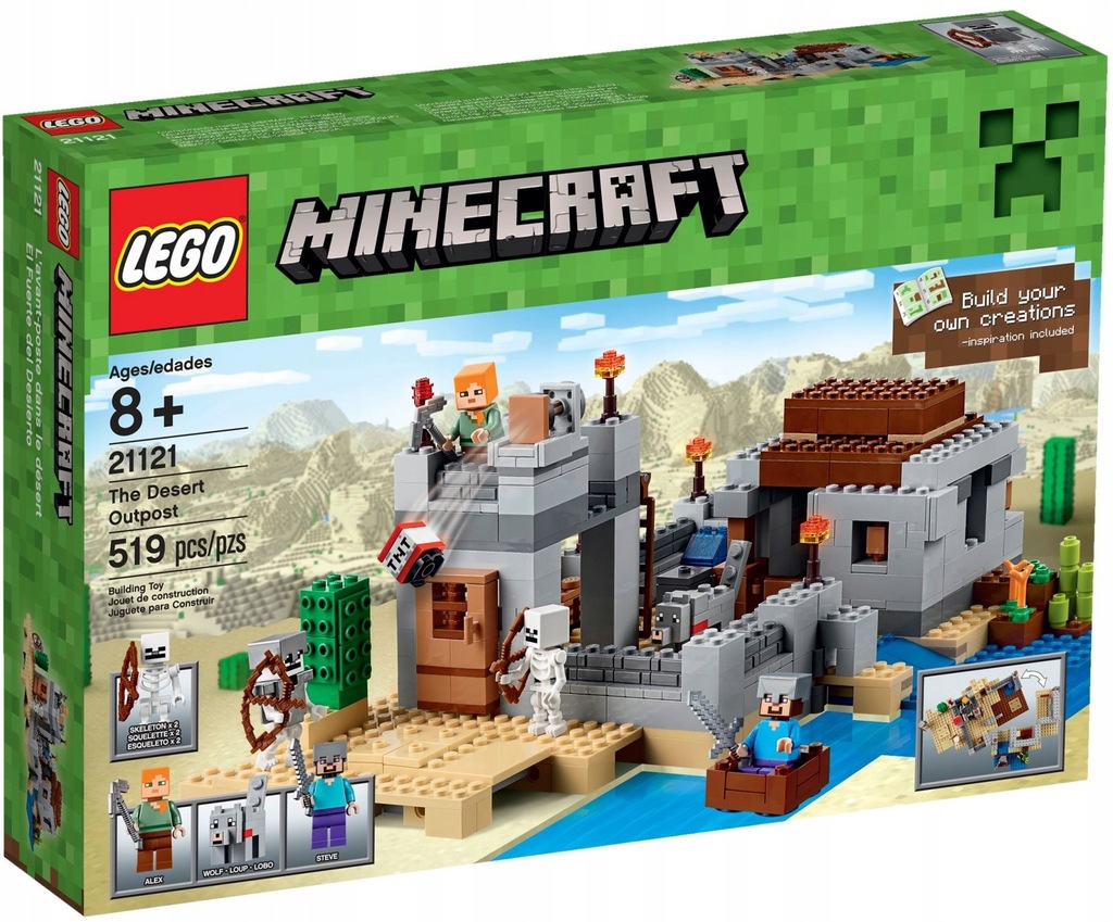 LEGO MINECRAFT 21121 Pustynny Posterunek UNIKAT