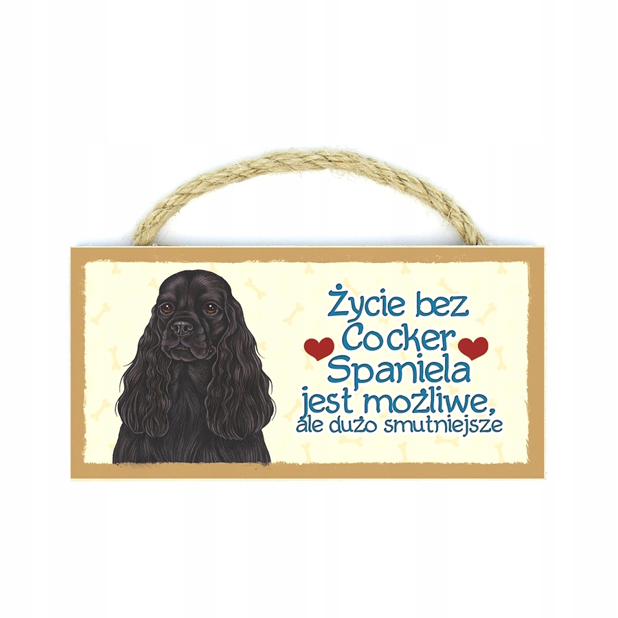 Magnes zawieszka psem COCKER SPANIEL prezent