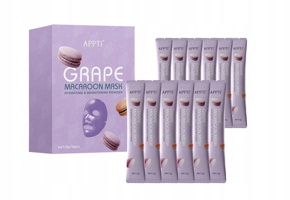 Winogronowa MASKA W PROSZKU APPTI GRAPE MACAROON