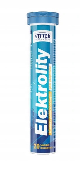 Elektrolity Vitter Blue 20 tabletek musujących